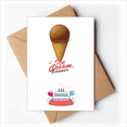 thumbnail image 1 of brown chocolate ice cs Happy Birthday Greeting Cards Envelopes Blank, 1 of 3