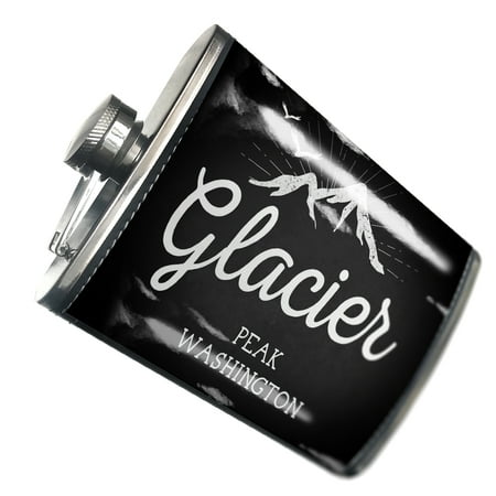 

NEONBLOND Flask Mountains chalkboard Glacier Peak - Washington