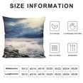 thumbnail image 5 of Chilfamy Blue Coastal Wall Short Plush Pillow Case White, 5 of 5