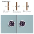 thumbnail image 4 of 4 Pcs Dreamcatcher Knobs for Kitchen Cabinet Cupboard Dresser Bookcase Drawer Pulls Handles Round Home Decor, 4 of 5