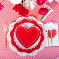 thumbnail image 6 of Bonjour Fête Heart Im Yours Paper Guest Towel Napkins, Disposable Party Supplies, 20 Count, Valentines, 6 of 7