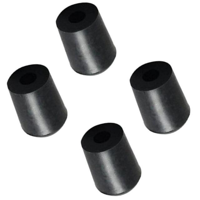 4 piezas de puntas de goma para contrabajo, topes de contrabajo, portátiles, fáciles de instalar, ligeros, diámetro interior de 0,35 pulgadas