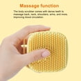 thumbnail image 4 of Mango de silicona ducha scrubber handheld bañado trasero cepillo cuerpo reutilizable mujeres cuidado de la piel accesorios de viaje accesorios rosa kenally HA010429-01B, 4 of 6