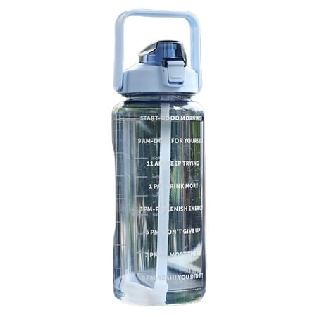 

Yannee 2 Liter Large Sports Water Bottle with Straw Men Women Fitness water bottles Water The Best Accessory for Sports Fitness Running Hiking