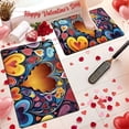 thumbnail image 4 of YIMEIS Happy Valentine's Day 19.7''*31.5'' Flannel Non-Slip Mat, Rug for Bathroom Door, Mat for Balcony, 4 of 10