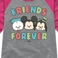 thumbnail image 3 of Disney - Friends Forever - Toddler & Youth Girls Raglan Graphic T-Shirt, 3 of 5