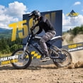 thumbnail image 4 of Electric Bike for Adults, Class 2 20 MPH, 3000W Motor, 52V 40Ah 2080Wh Battery, 20 x 4 Inch Fat Tires, Full Suspension, Shimano 7-Speed, UL2849, Blue, 4 of 11