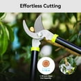thumbnail image 4 of Deli Loppers Hedge Clippers & Pruners Set, 3PCS Hedge Shears Garden Tools, Heavy Duty Tree & Shrub Care Kit for Yard, Lawn & Garden, Branch Cutter Tree Trimmer for Indoor  & Outdoor, 4 of 9