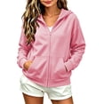 thumbnail image 3 of StSilkitty Zip up Hoodie for Boys Girls Long Sleeve Hooded Jacket Sweatshirts with Pockets Lightweight Casual Coats Size 3-13, 3 of 5