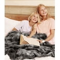 thumbnail image 3 of Everlasting Comfort Luxury Polyester Throw Blanket - Soft, 65”x50” (Black), 3 of 9