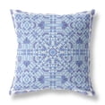 thumbnail image 1 of HomeRoots 415021 28 Po Cyan et Bleu Geostar Coussin d'Intérieur et d'Extérieur & 44; Bleu Clair, 1 of 1