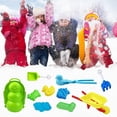 thumbnail image 4 of Kit para hacer bolas de nieve HUOGUO, juguetes de nieve de invierno para niños, 10 unidades, 4 of 5