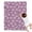 Purple White Butterfly, variant on Purple White Butterfly Pattern Blanket,Comfortable Soft Flannel Throw Blanket,All Season,Warm Lightweight Blankets for Sofa Bed Couch Living Room Chair,30"x40"