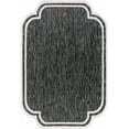 thumbnail image 2 of Hauteloom Arnola Living Room, Bedroom Patio Outdoor Area Rug - Traditional - Black, Cream - 6'7" x 9', 2 of 6