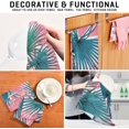 thumbnail image 7 of Kitchen Towels Tropical Palm Leaves Pattern Cleaning Towel Absorbent Hand Towels Tea Towels for Home Restaurant Dish Clean 28" x 18", 1PC, 7 of 7