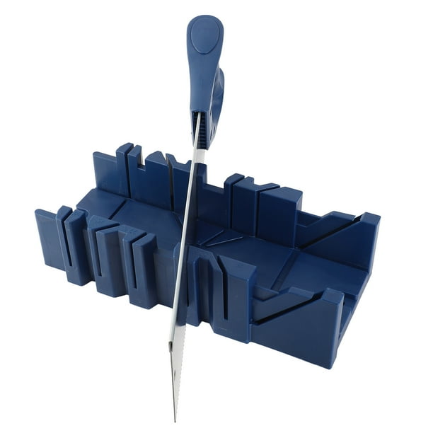 Sierra ingletadora de 45° con caja de almacenamiento Sierra ingletadora manual de corte angular estable y resistente