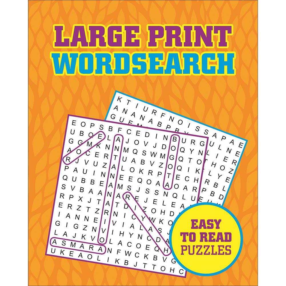Set 2 Large Print Word Search Puzzle Books 176 Pages Each Soft Cover Walmart Com Walmart Com
