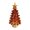 Q, variant on 2.55 inch Mini Christmas Tree Tabletop Ornaments - Exquisite Resin Crafts Artificial Christmas Tree Decorations for Home and Office Table Centerpiece - Christmas Gift for Family and Friends