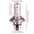 thumbnail image 2 of H4 80w 4000lm 6000K-6500K Led Headlight Bulb Kit High Low Beam Super-bright Bulb with Lens Car Modified Parts, 2 of 8