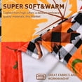 thumbnail image 5 of BLEUM CADE Fall Throw Blanket,Pumpkin Maple Leaves Plaid Blanket,Super Soft Flannel Throw Blankets for Bed Couch Sofa 50"x60", 5 of 9