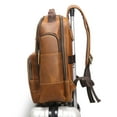 thumbnail image 2 of Retro Leather Backpack Trolley Case,Dark Coffee Color, 2 of 2