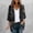 Black, variant on SYMOID Lightweight Open Front Cardigan for Women - Black Striped Beach Cover Up, Long Sleeve Loose Fit Kimono,Size S