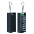 thumbnail image 5 of 2X Caja de Banco de Energía Caja de Carga de Batería Sin Batería Pantalla LCD Desmontable 16X18650 Caja de Batería Cáscara de Banco de Energía, Negro, 5 of 5