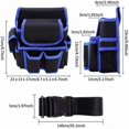 thumbnail image 4 of Electrician Waist Pocket Belt Tool Pouch Bag Canvas Hardware Toolkit Holder Bag Banmo, 4 of 5