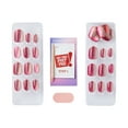 thumbnail image 4 of KISS colorFX by imPRESS Press On Nails , No Glue Needed, Pink, Short, Squoval Shape, 30 Ct., 4 of 9