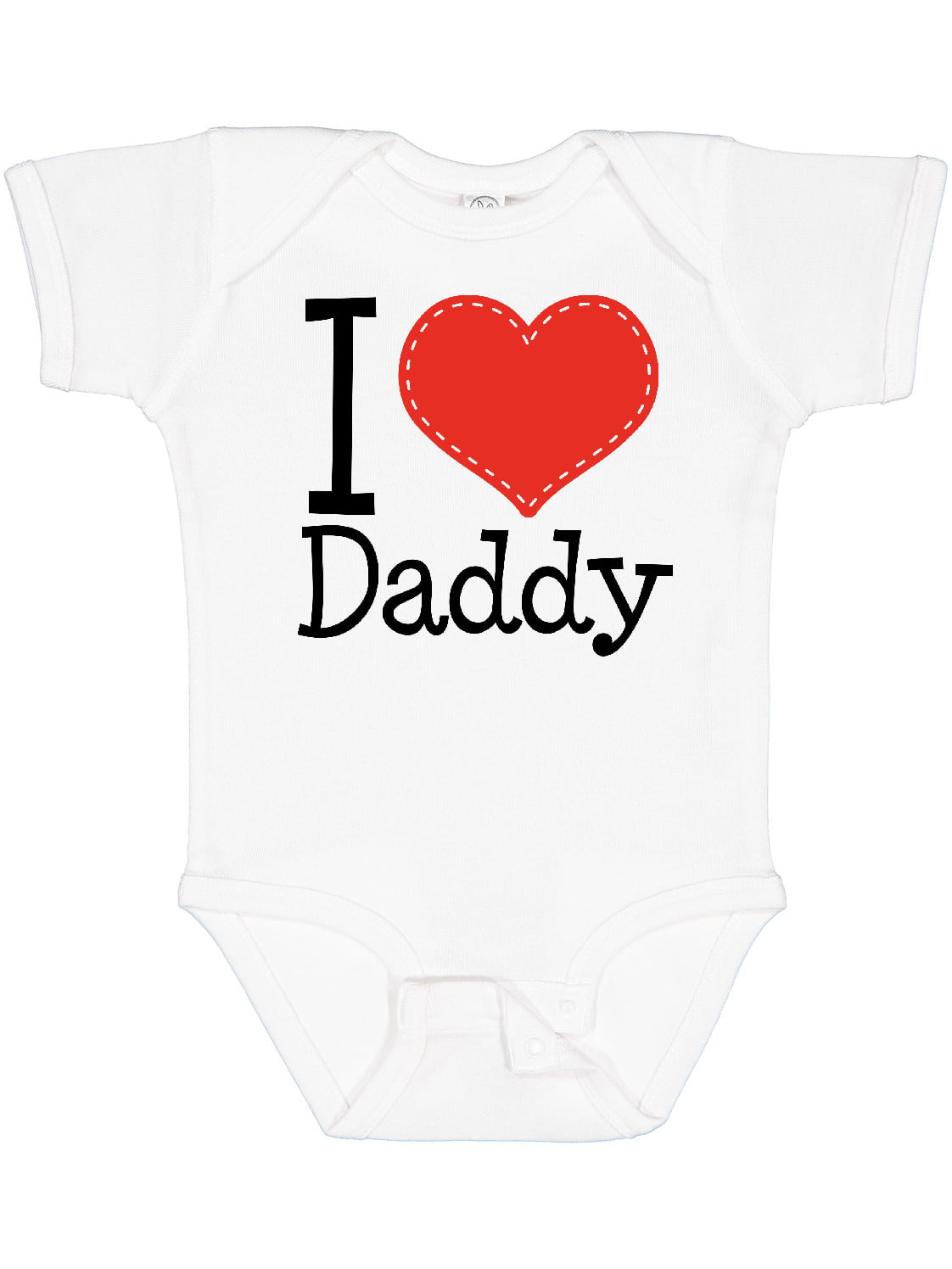 Custom Baby Bodysuit Black Moms Dads Creation Red Hearts Boy & Girl Clothes