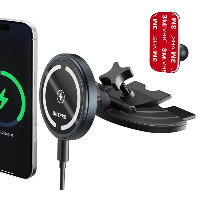Cargador de coche OHLPRO MagSafe de 15 W para iPhone 16