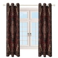 thumbnail image 4 of Bohemia Blackout Curtains Window Drapes Room Darkening Thermal Insulated Grommets Blackout Curtains, for Living, Dining, Bedroom,2 Panels, 4 of 6