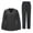 Multiple colors, variant on Scrubs For Women Set Long Sleeve V Neck Elastic Cuff Straight Leg Work Pants Stretch Wrinkle Resistant Nursing Uniform 2 Piece Set Black L
