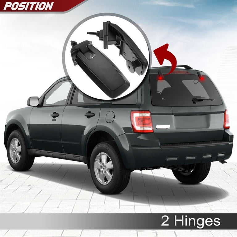 Black Steel Hinge Kit FLAMPETUS Rear Window Hinge Set For 2008-2012 Ford Escape & Mariner - Left & Right Tailgate Liftgate Glass Hinges OEM Quality Window Hinges Black Steel Hinge Kit FLAMPETUS Rear Window Hinge Set For 2008-2012 Ford Escape & Mariner - Left & Right Tailgate Liftgate Glass Hinges OEM Quality Window Hinges