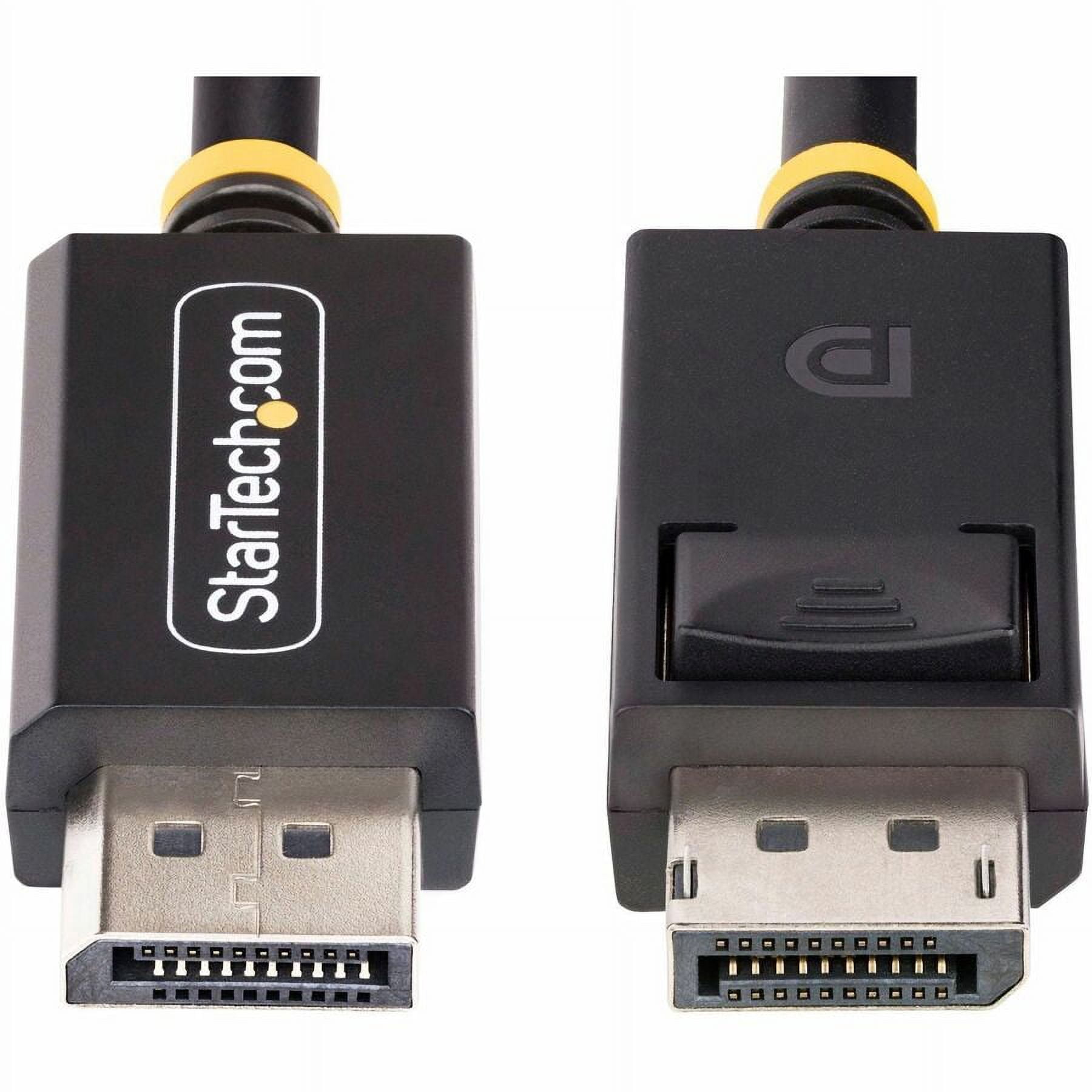 StarTech.com 3m (10ft) DisplayPort 2.1 Cable, VESA Certified DP40 DisplayPort Cable w/UHBR10/HDR/DSC 1.2a/HDCP 2.2, 8K 60Hz, DP 2.1 Cord