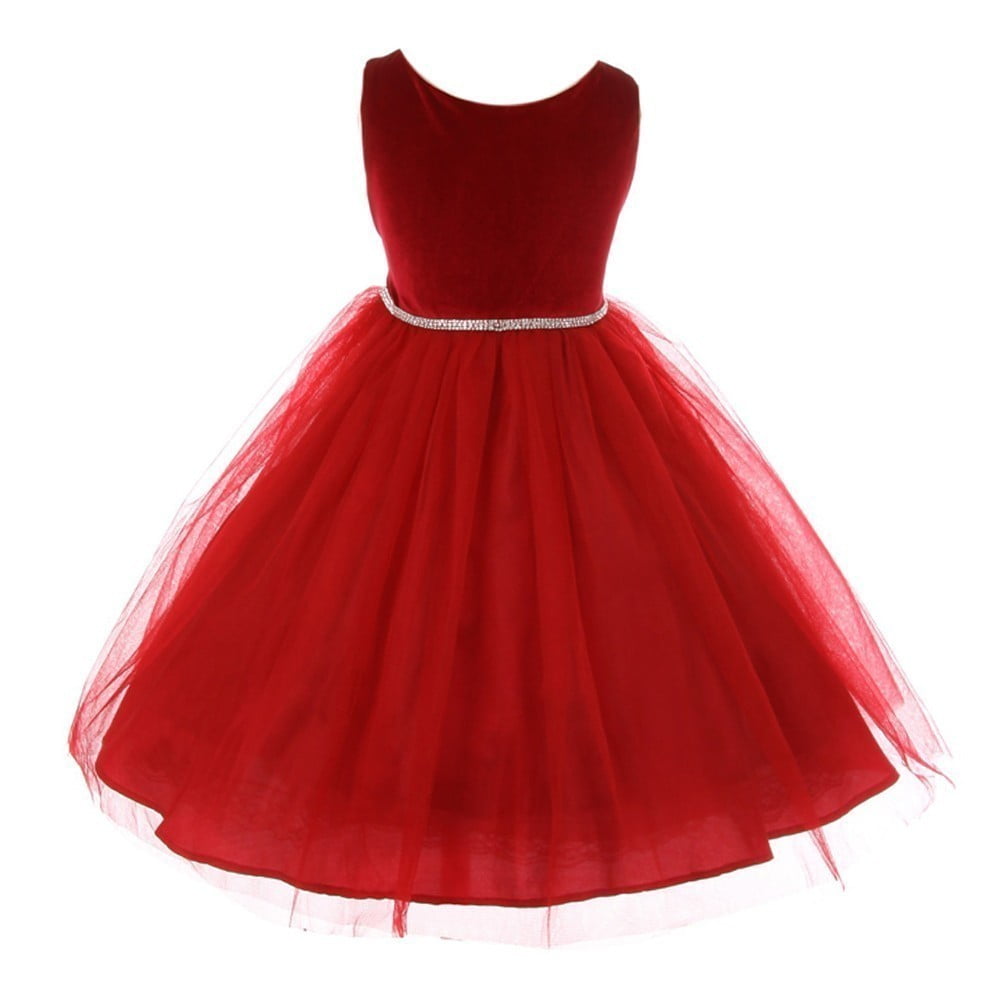 red velvet dress kids