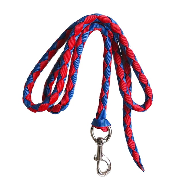 tamizeot Corde de Cheval Robuste, Corde de Licou pour Cheval, Mouton Vert pour Chien d'Entraînement Bleu, et 4m de Laisse Ou 3m Rouge et Bleu