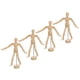 thumbnail image 1 of Figura de maniquí de madera Uxcell de 5.5", modelo de maniquí para dibujo de artista, flexible y móvil, paquete de 4, 1 of 7