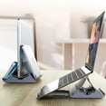 thumbnail image 5 of Computer tablet stand, portable monitor stand, universal storage stand - gray, 5 of 5