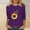 Purple plus size sunflower top a1, variant on thefmos Women Plus Size Fall 3/4 Sleeve Round Neck Sunflower Print Pullover Tops Dressy Casual Loose Graphic Tshirt Blouses Trendy Autumn Vacation Clothes, Pink L