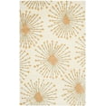 thumbnail image 2 of SAFAVIEH Bella Owen Fire Burst Wool Area Rug, Beige/Gold, 9' x 12', 2 of 4