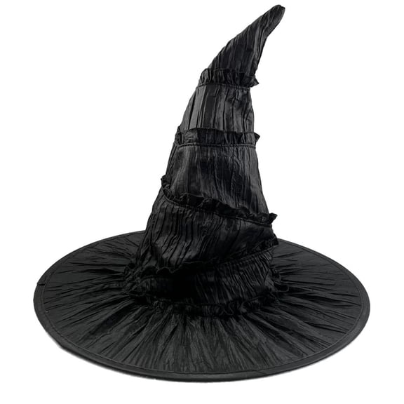 Fortwear Halloween Vintage Wizard Hat, 4 Styles Pointed Witch Hat, Adult Cosplay Costume Accessory for Masquerade Party