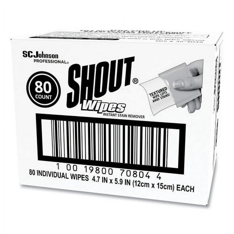 Wipe and Go Instant Stain Remover, 4.7 x 5.9, Unscented, White, 80 Packets/Carton Wipe and Go Instant Stain Remover, 4.7 x 5.9, Unscented, White, 80 Packets/Carton