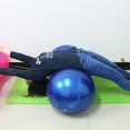 thumbnail image 2 of NICERIO Stability Training Blue Exercise Ball Anti Burst Balancing Tool for Yoga Fitness, 2 of 8