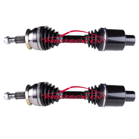 2001-2004 for Dodge for Dakota & for Durango CV Axle Shafts Set (2 Pieces) - Bolt-On Assembly, CV Boot Included, Greased