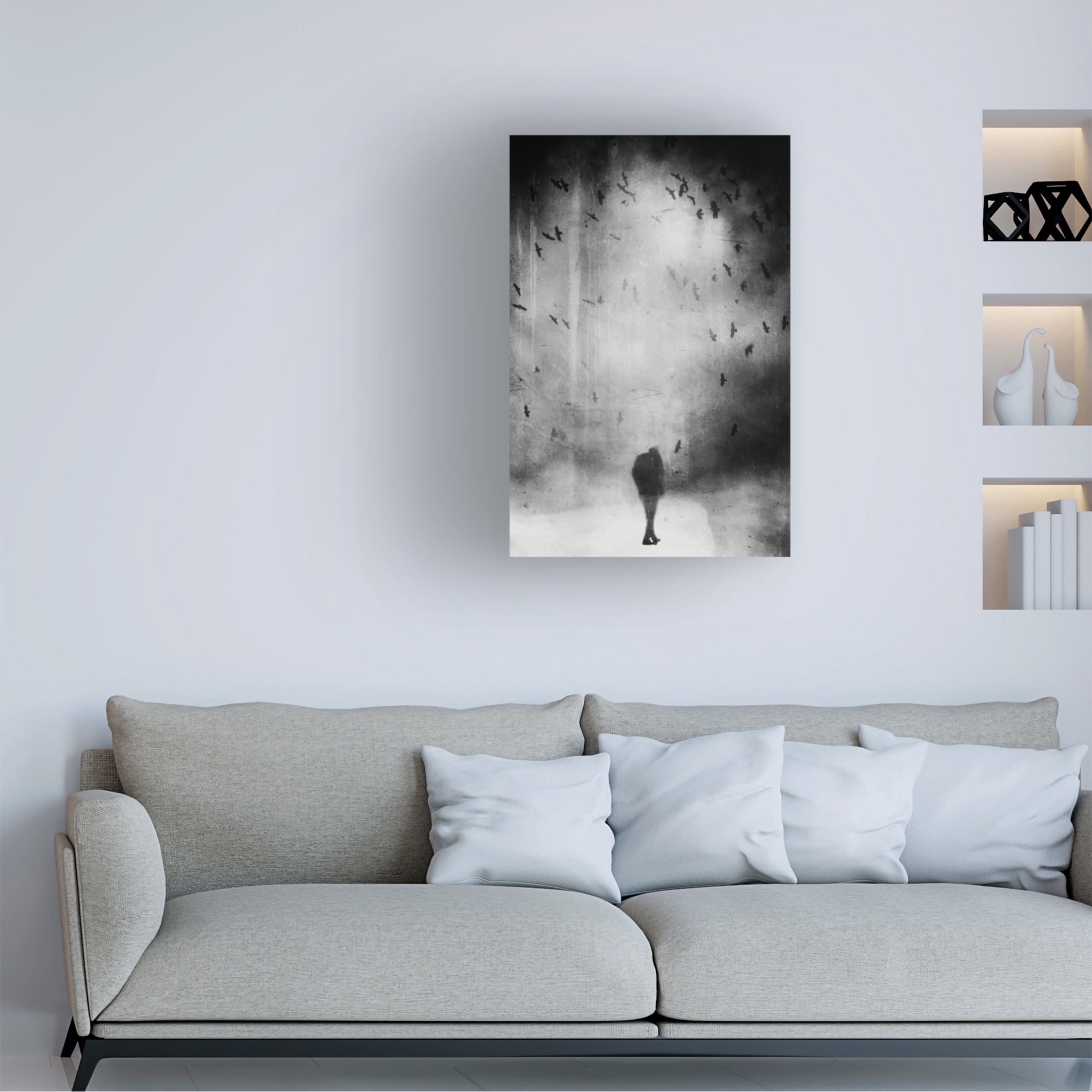 Canvas Wall Art - Daniela Riegler 'Photo Grain' Wall Art for Living Room, Bedroom, or Office D?cor by Trademark Fine Art - 12 x 19 Inches
