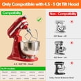 thumbnail image 5 of ‌K45B Stainless Steel Flat Beater for KitchenAid 4.5 and 5 Quart Tilt-Head Stand Mixers, Dishwasher Safe, 5 of 9