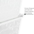 thumbnail image 4 of Simplify 4-Pack Slide-2-Stack It Storage Baskets in White, 4 of 10