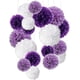 thumbnail image 1 of Paquete de 18 flores de pompones azules, kit de papel decorativo para fiesta, 1 of 5