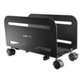 thumbnail image 1 of Mobile CPU Caddy for Computer Towers - Width Adjustable, Locking Casters, Black, 1 of 8